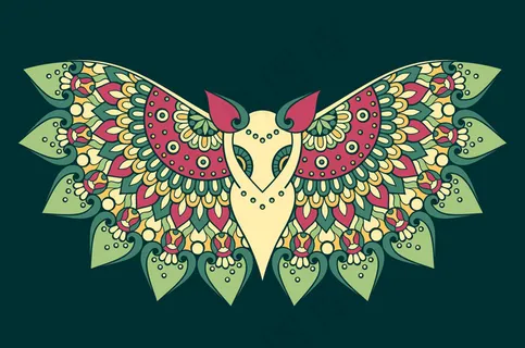 抽象猫头鹰剪影素材 抽象猫头鹰剪影素材