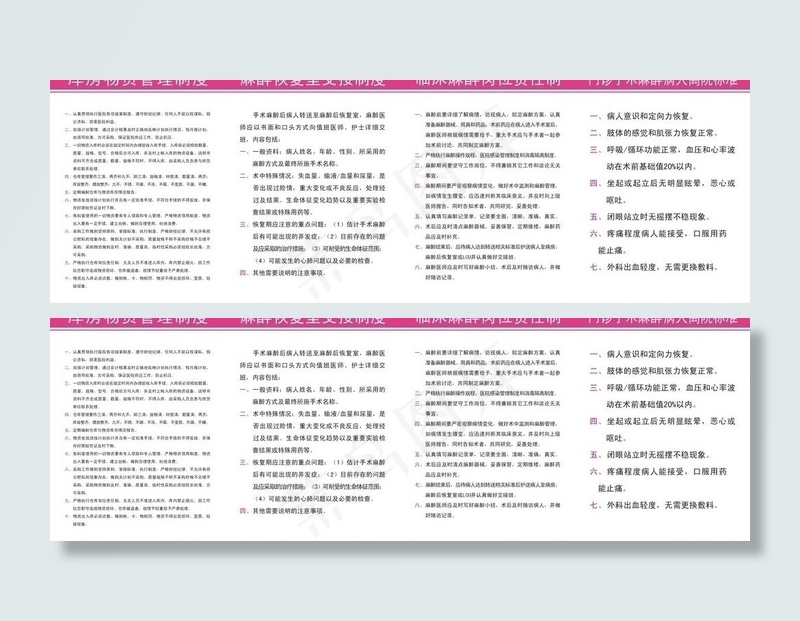 库房 麻醉 临床制度图片