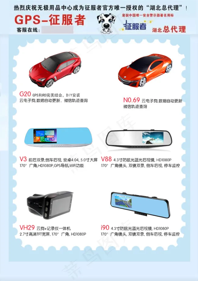 行车记录仪海报psd模版下载