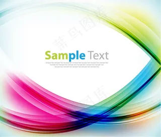 摘要彩色运动图形背景