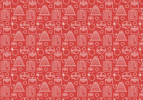 手绘婚礼素材背景