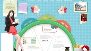 美女购物网站PSD源文件