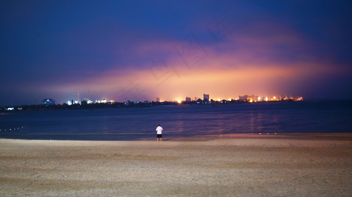 湛江夜景图片
