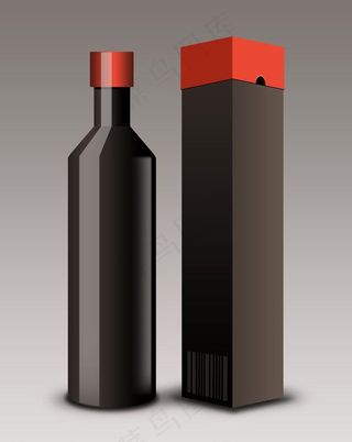 空白酒包装盒图片