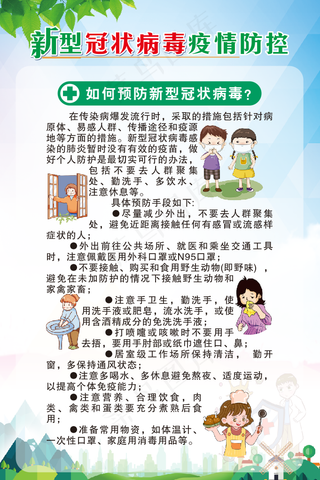 疫情展板