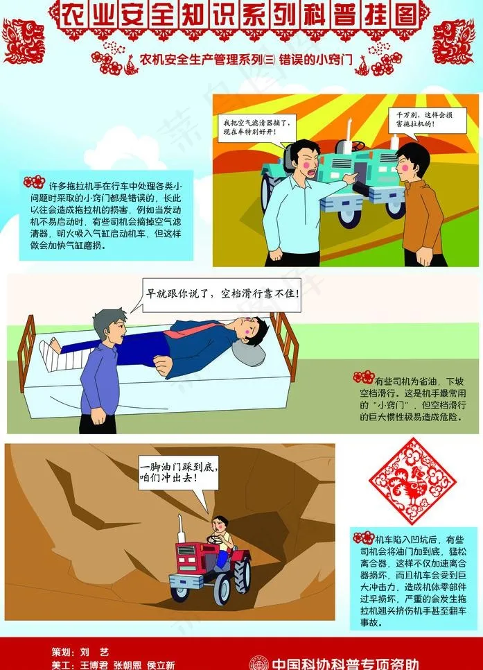 农机安全生产（三）图片psd模版下载