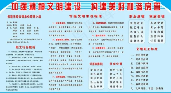 构建和谐美好房管图片