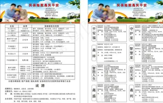 中国平安宣传单图片