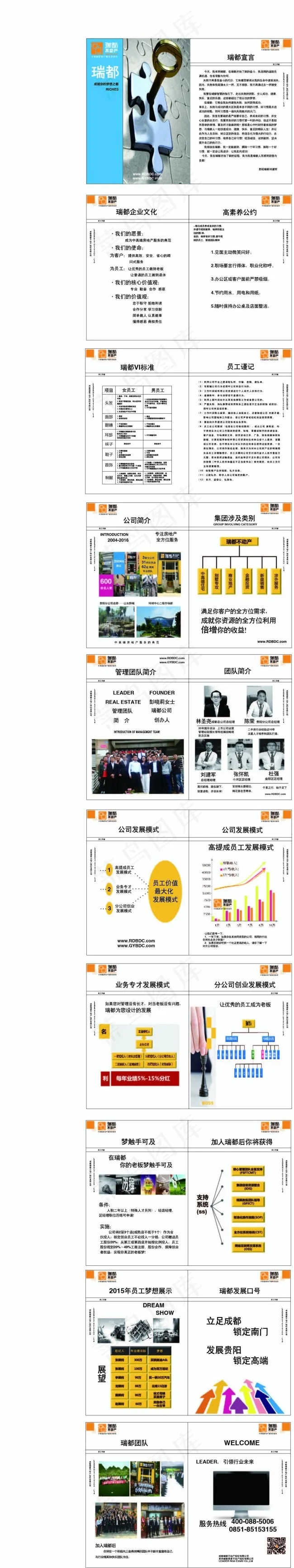 简洁大方画册ai矢量模版下载