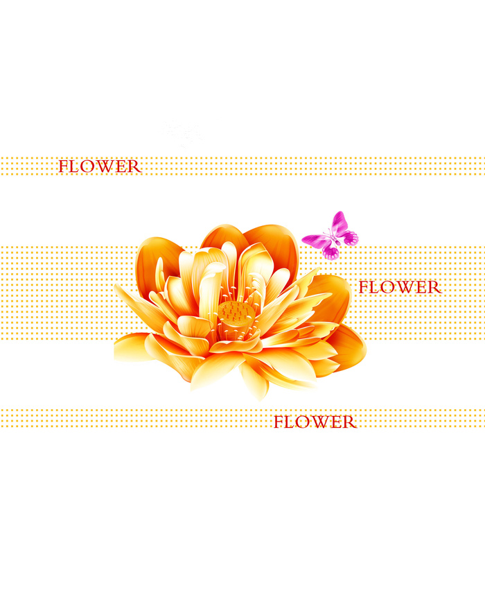 花朵移门图片