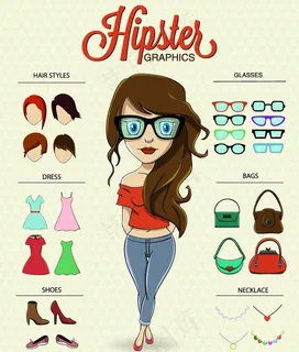 时尚女性人物图片