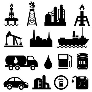 能源化工石油制造行业等矢量素材