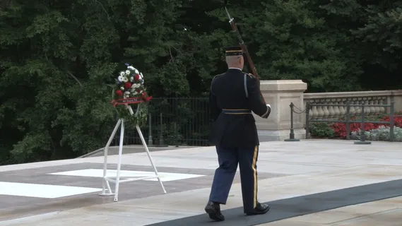 换岗在无名战士墓10股票的录像