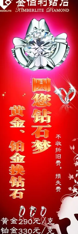 金伯利x展架图片