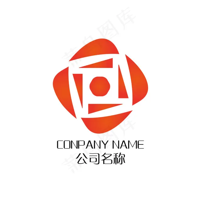 花瓣公司标志设计ai矢量模版下载