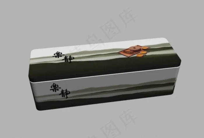 茶叶罐（展开图）图片(1100X1500)cdr矢量模版下载