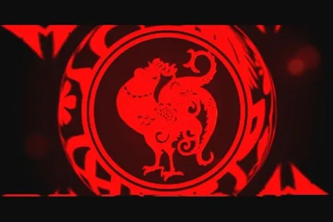 剪纸红公鸡视频素材下载 剪纸红公鸡视频素材下载