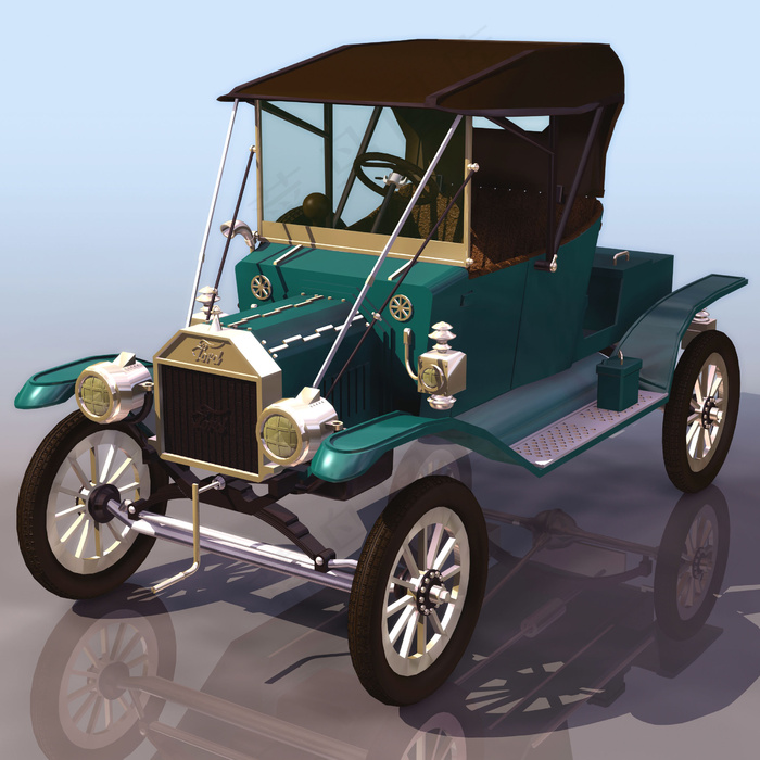 FORD_T12 老爷车模型036