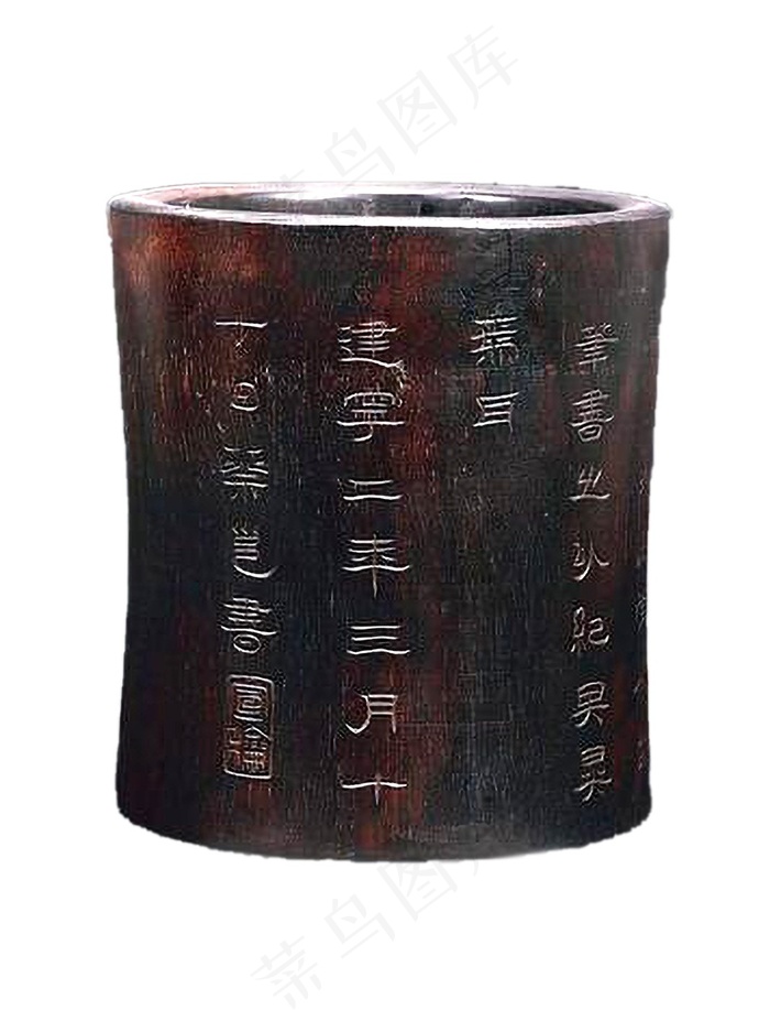 笔筒办公用品免抠素材PSD分层