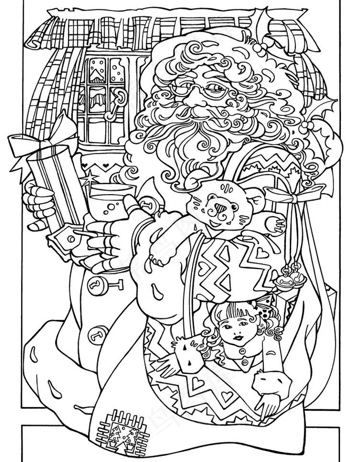 圣诞装饰图案图片