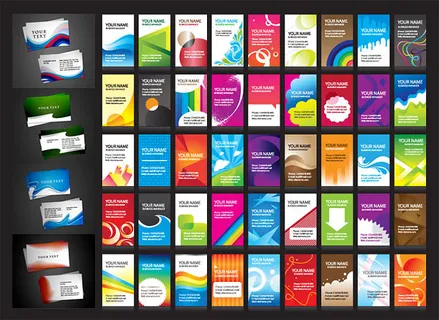 多款卡片背景矢量素材