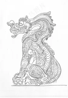 下华严寺 坐龙图片