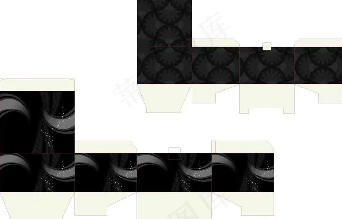 包装盒图片cdr矢量模版下载