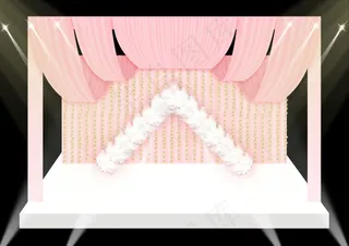婚礼舞台效果图