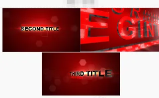 红色背景企业展示