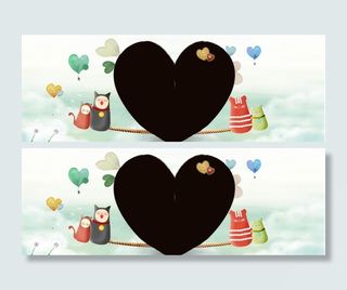 亲子照片杯子模板图片