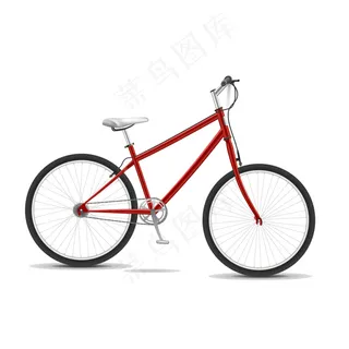 红色的自行车3D