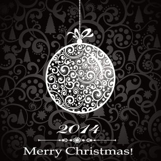 2014马年圣诞主题模板矢量素材-...