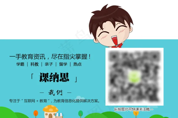 微信底部二维码psd模版下载