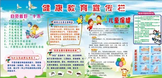 健康教育宣传栏图片