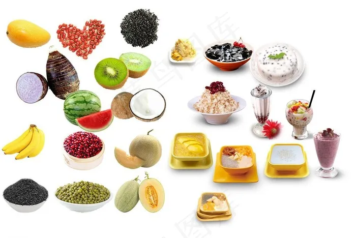 蔬果糖水抠图图片(4843X3508(DPI:300))psd模版下载