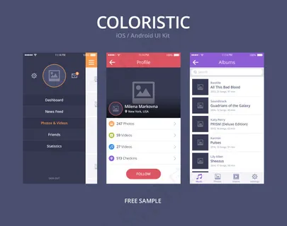 漂亮手机界面PSD源文件