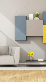 时尚简约的装饰风格高清摄影图片