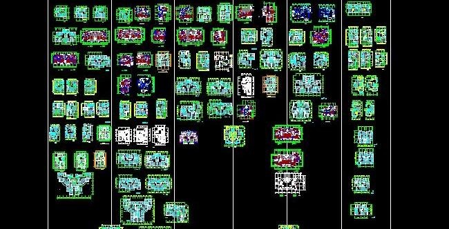 几十套住宅户型图全集