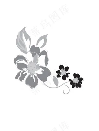 韩国精美花草图案矢量图092