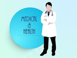 卡通医生背景