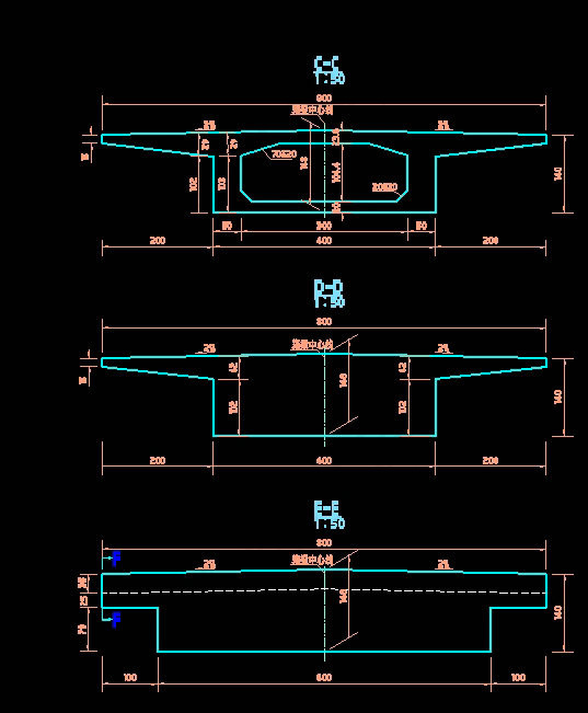 箱梁一般构造图cad图纸