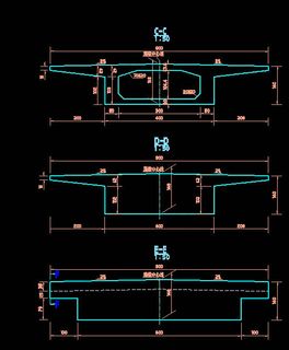 箱梁一般构造图cad图纸