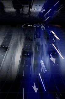 蓝色动感商务科技背景 箭头图片 蓝色动感商务科技背景 箭头图片