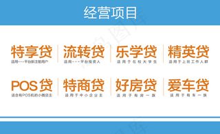 简约金融行业名片