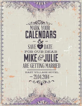 婚礼请柬封面模板矢量素材