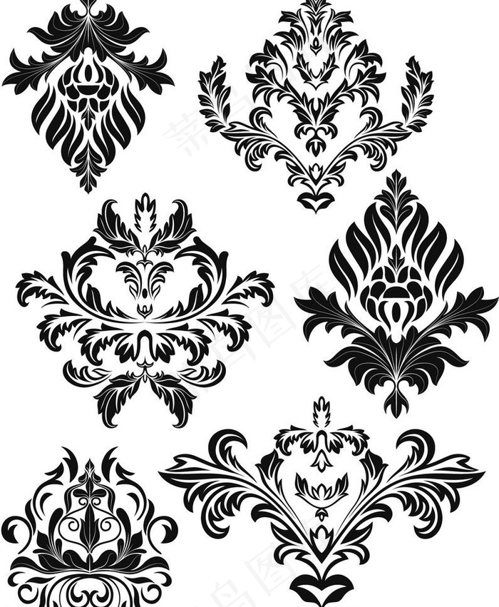 欧式花纹图片