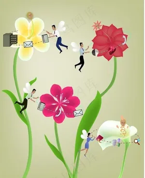 商业插画 it系统图片