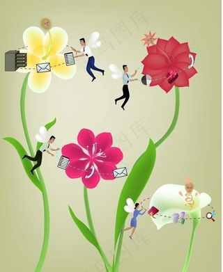 商业插画 it系统图片