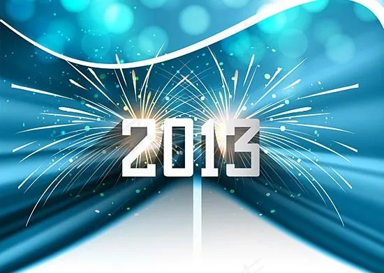 2013立体字海报eps,ai矢量模版下载