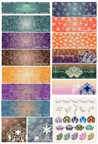 翅膀花蕾矢量素材